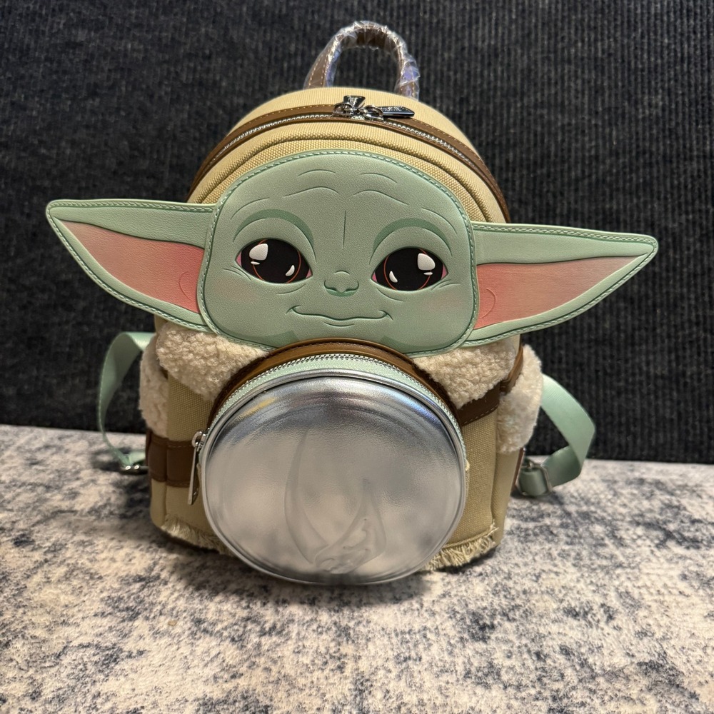 Loungefly Grogu Mini Backpack Star Wars Mandalorian NWT